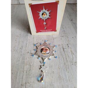Hallmark mother daughter photo holder snowflake vintage ornament Xmas